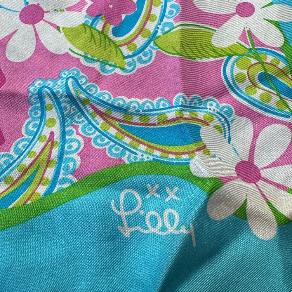 Lilly Pulitzer Vintage Silk”Tied to the Cause